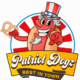 Patriot Dogz, uncle sam hot dog character. Best In Town
